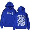 Rapper Milo  J Fashion Graphic Hoodie Women Vintage Pullover Loose Casual Thick Gothic Punk Hooded Sweatshirts Top