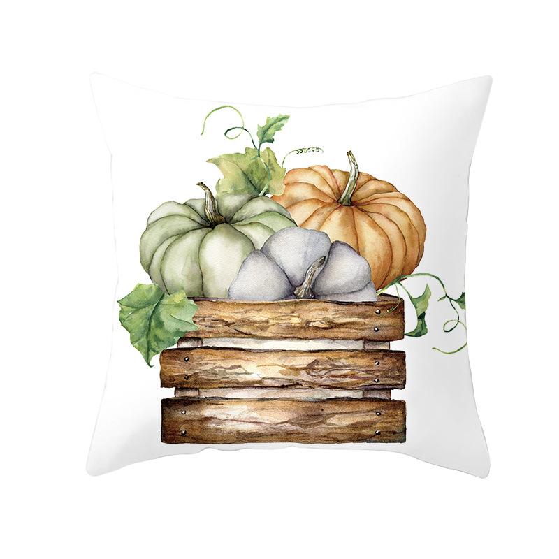 New Thanksgiving Pillow Cover Thanksgiving Harvest Pumpkin Home Cushion Cover