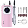 Electric Nail Files Rechargeable Nail Drill 45000RPM Nail Drill Machine for Acrylic and Gel Nails Electric Manicure Set