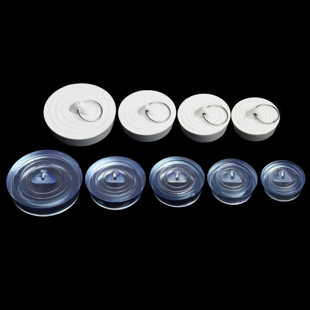 Washroom Kitchen Silicone Floor Drain Stopper Round Durable Leakage-proof Drain Cover Replacement Plug For Bath Basin Holes