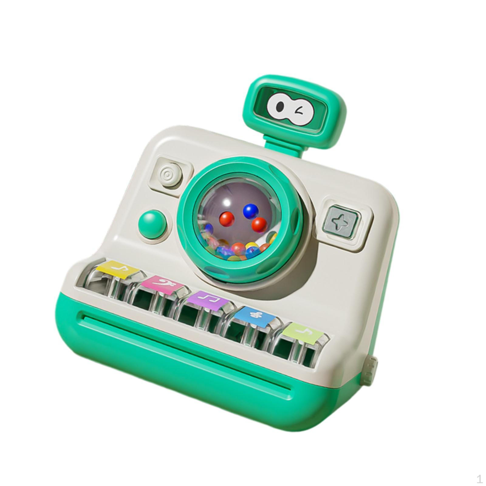 

Детское электронное пианино, 4 режима, светящиеся музыкальные игрушки на день рождения белый