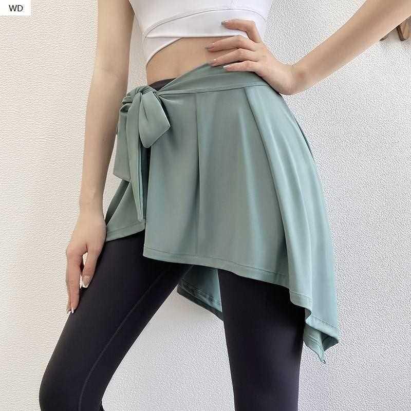 Women's Yoga Skirt with Hip-Cover and Anti-Exposure Design
