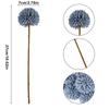 7pcs Blue Artificial Chrysanthemum Flowers Mums Faux Kiku Flowers for Vase Flower Stems Vase Filler for Centerpieces Wedding Party Flowers