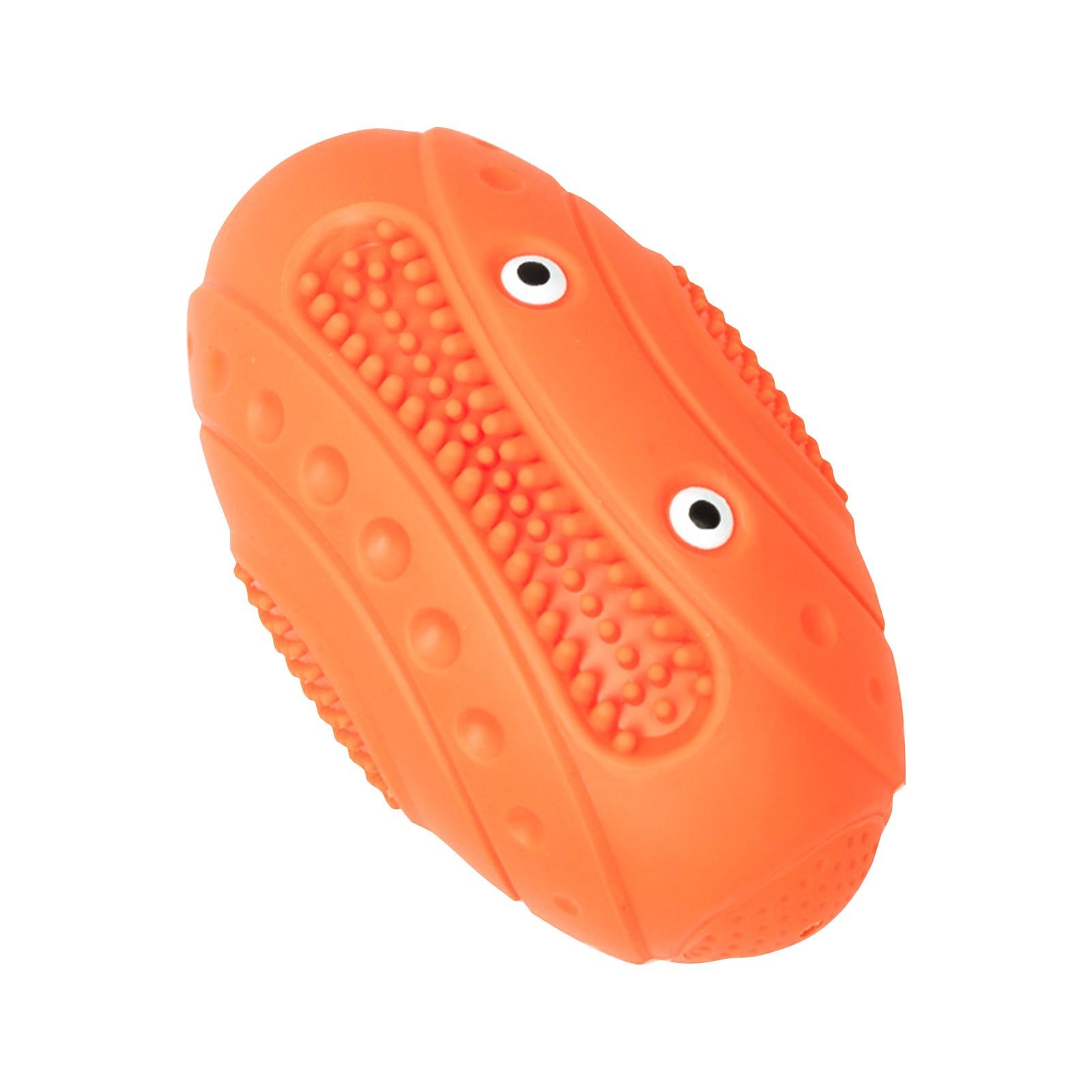 

Пищащая игрушка для жевания собак, которая любит жевать. Интерактивный футбол для прорезывания зубов для здоровья.