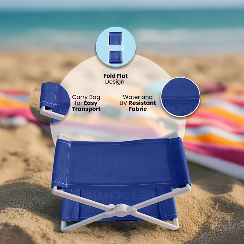 Indoor Outdoorcamp Pillow Waterproof Ergonomic Neck Support Foldablecompact Pillow Beach Supplies For Adults Kids