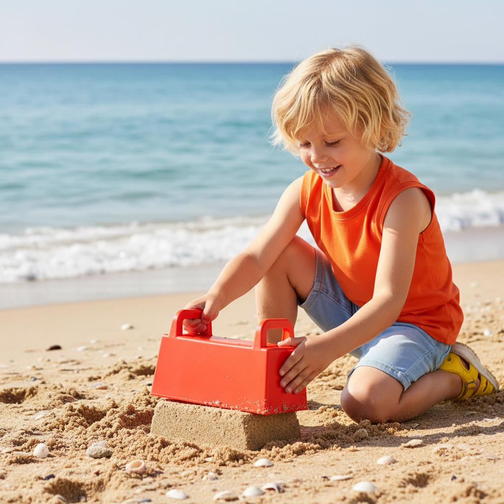Suitable For Outdoor Play In All Four Seasons, Including Snow, Beach, Fortress, Brick Castle, Large Square Brick Model, And Sand Play Tools.