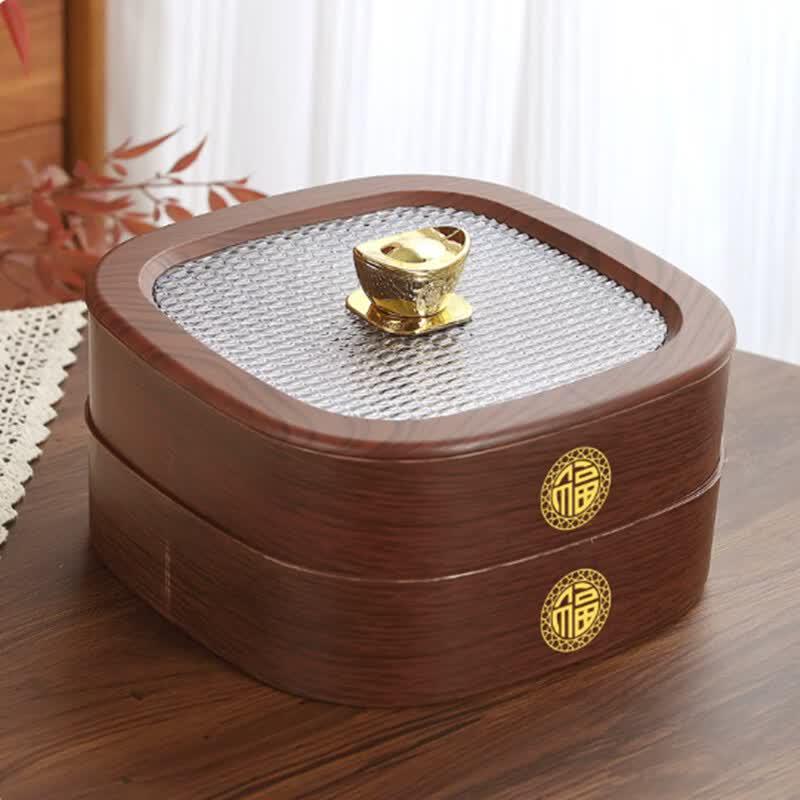 Vintage Chinese Style Divided Snack Tray