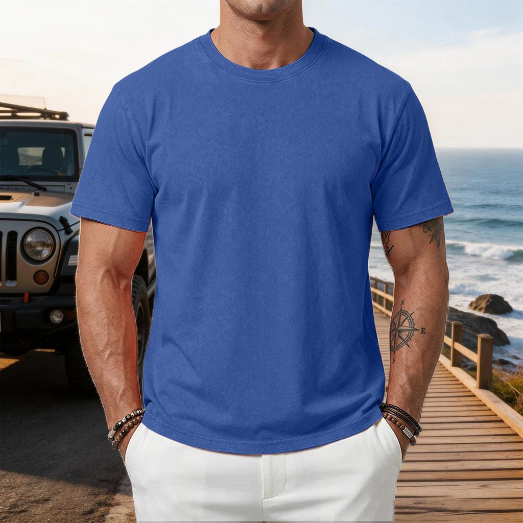 Men's T-Shirts Oversized Unisex Baggy Tops Heavy Cotton T Shirts For Men Loose Fit Vintage Casual Streetwear Gym Tee