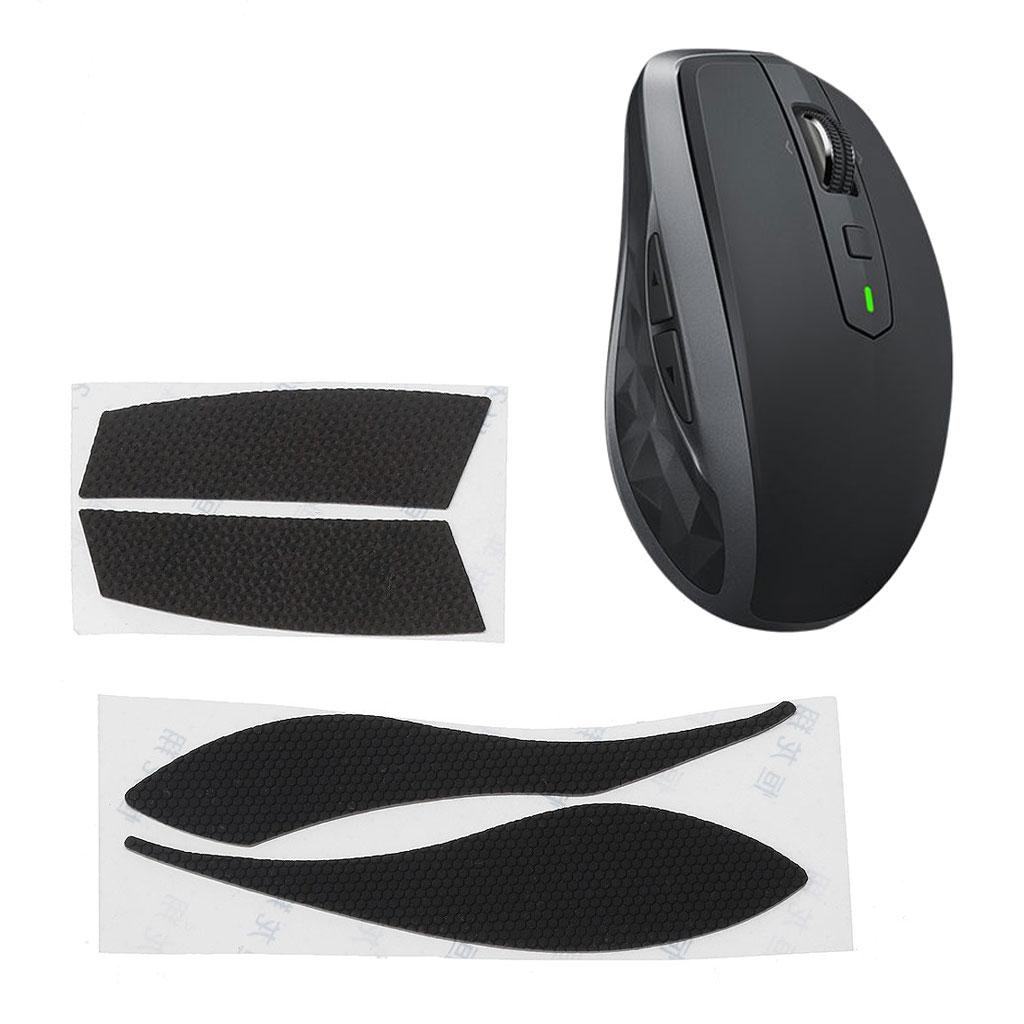 1 Set Mouse Skates Mouse Feet Compatible for MX Anywhere 2S Superlight Mouse Black Side Stickers Wear Resistant Pads