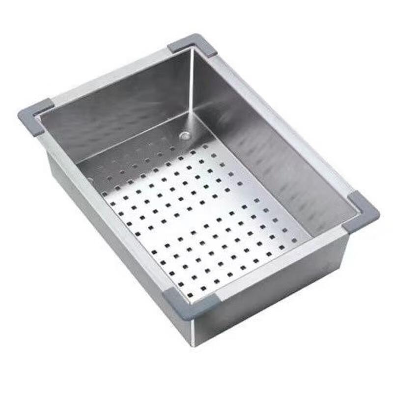 JINGRUIXIANG Thickened Stainless Steel Draining Basket