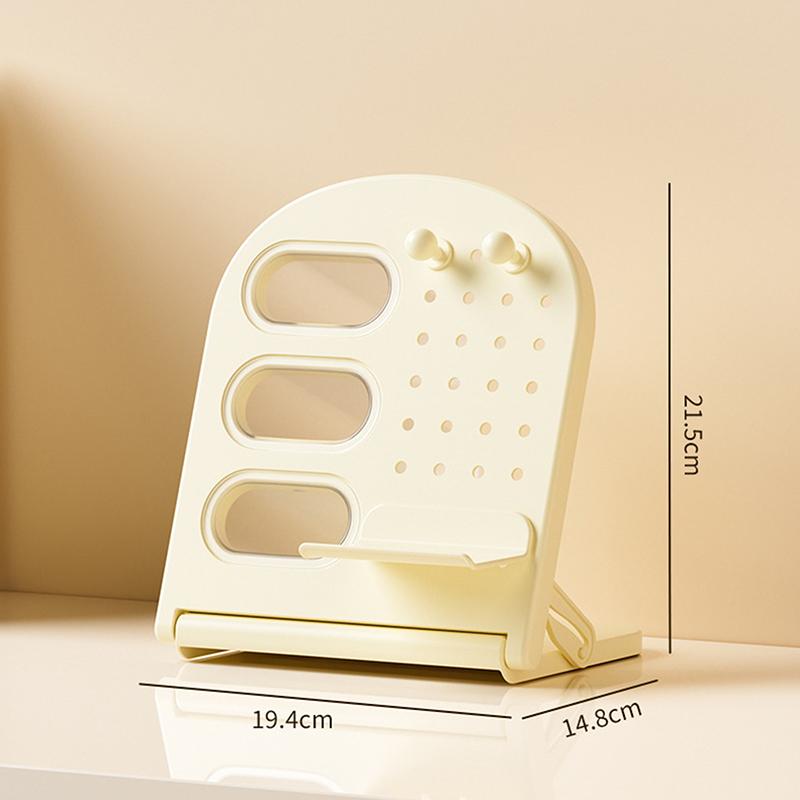 

Makeup Brush And Tool Storage Box Desktop Large-Capacity Pen Barrel Creative High-Value Oblique Plug-In Storage Rack