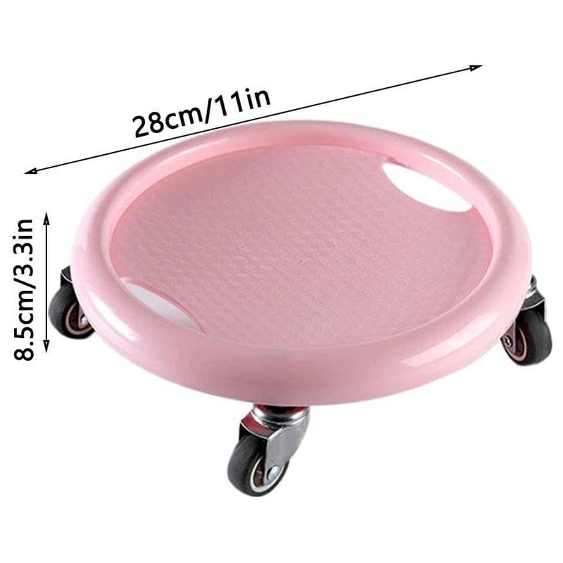 Women'S Multifunctional Abdominal Wheel Board With Mat, 360° Rotating, For Full Body Fat Burning Tummy Weight Control Gym
