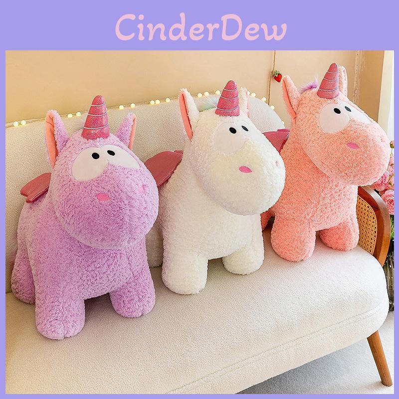 Unicorn Plush Toy Large Size With Pp Cotton Filling For Kids Bedroom Decor