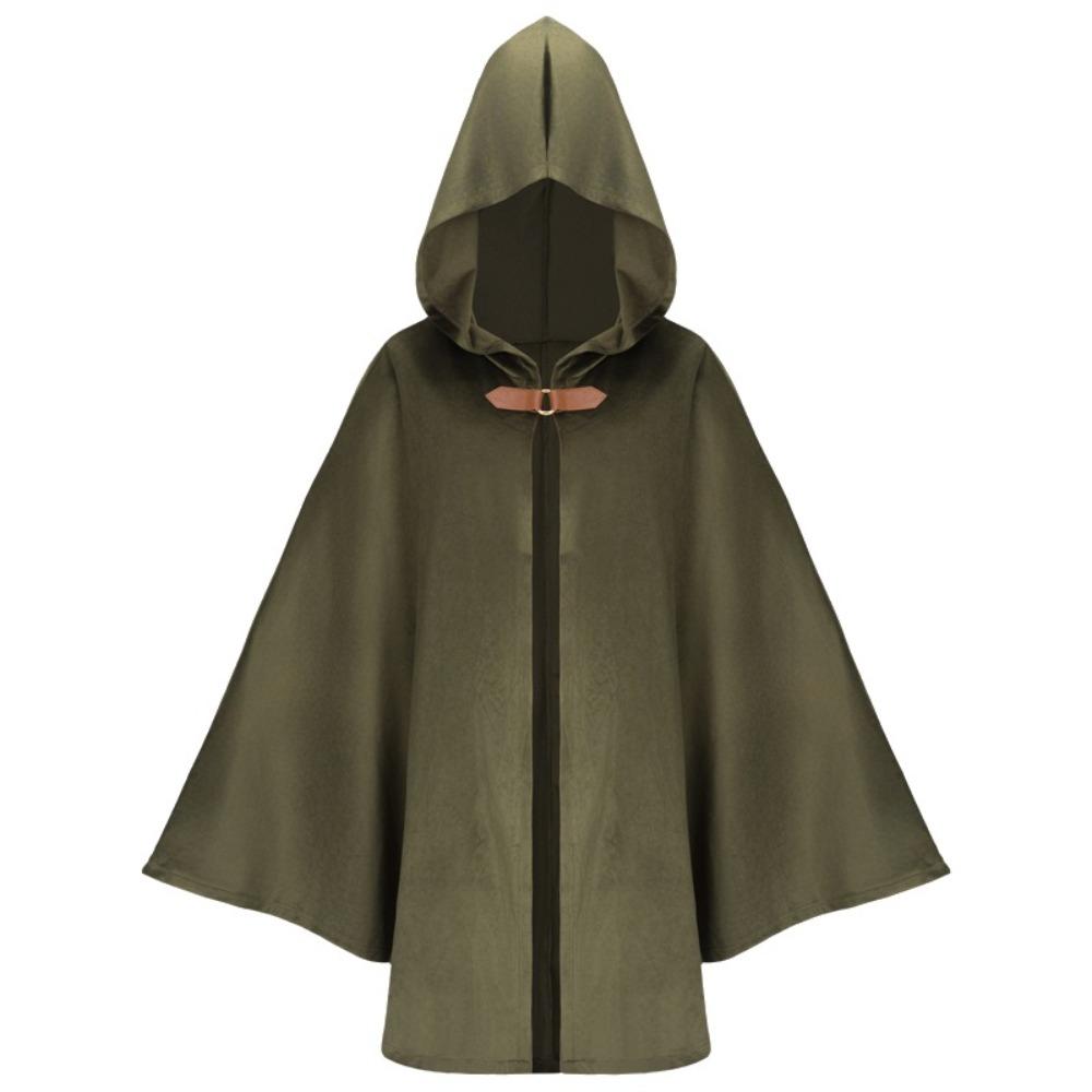 Fantasy Medieval Cloak Dark Style Cosplay Costume Practical Halloween Cloak  Halloween Costume