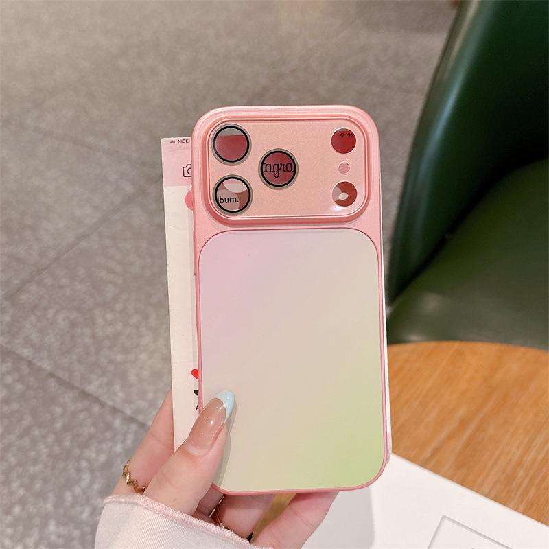 Gradient Frosted Lens Protective Case for iPhone 17 Pro Max - Full Coverage