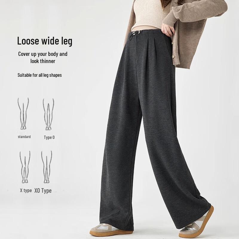 JOYNCLEON Women's Maternity Wide-Leg Pants