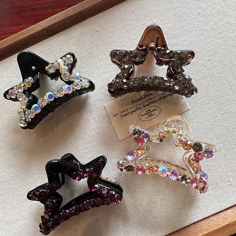 

Korean High-End Rhinestone Shark Hair Claw Clip for Women