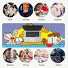 1Pc Garfield'S Cosmic Adventure Gaming Mouse Pad Keyboard Desk Mat Non-slip Rubber Lock Edge Waterproof Computer Mousepad for Office Home Decor Y187