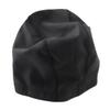 Swim Cap Soft Comfortable Waterproof High Elasticity Universal PU Bathing Cap for Adults Black
