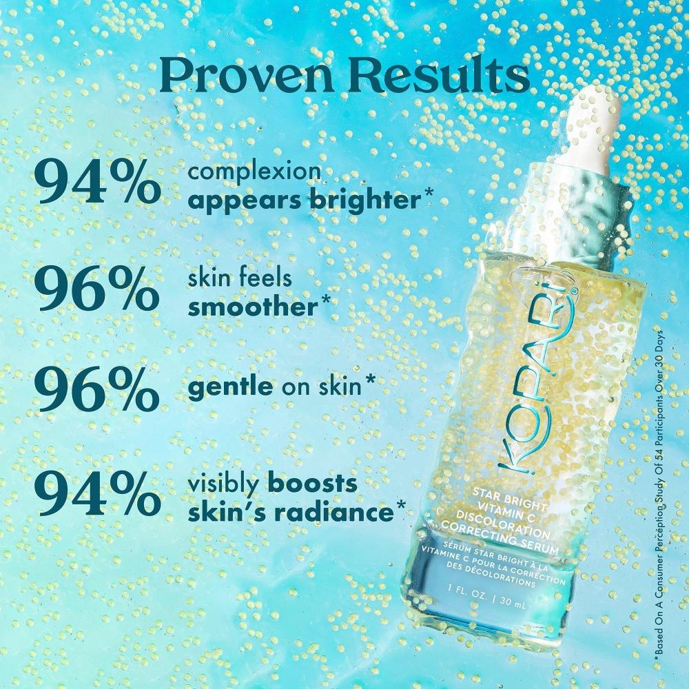 Ser corector pentru decolorare cu vitamina C Kopari Beauty Star Bright, 28 g