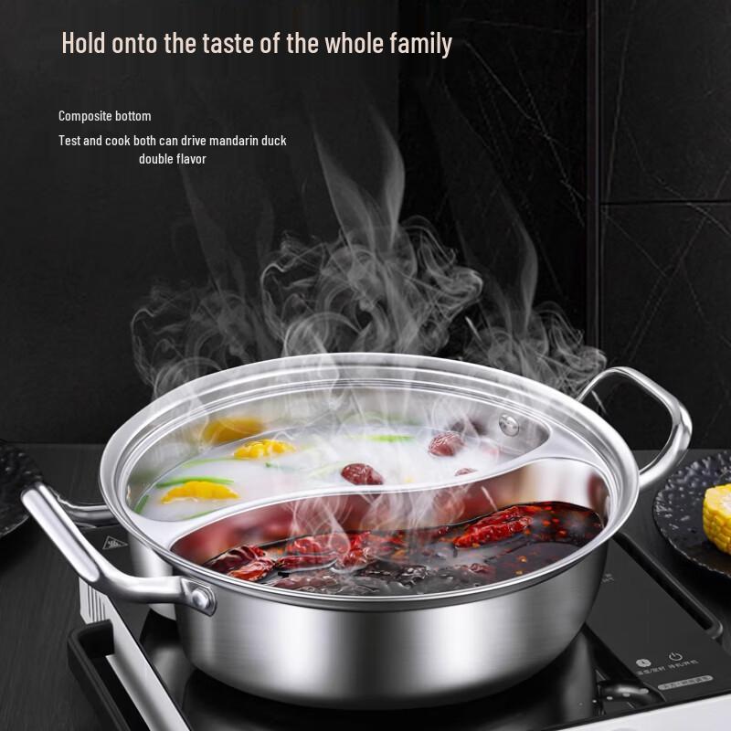 Sule 316L Edelstahl geteilter Hot Pot
