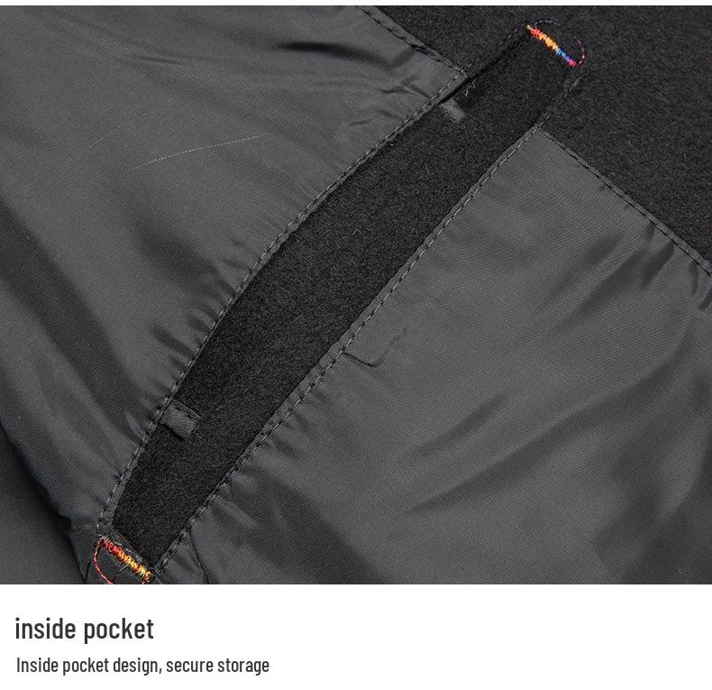 European Size Men's Long Wool Over-the-Knee Coat, Autumn/Winter