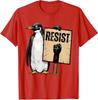 Funny Resist Penguins Activism Vintage We Stand Unisex T-Shirt