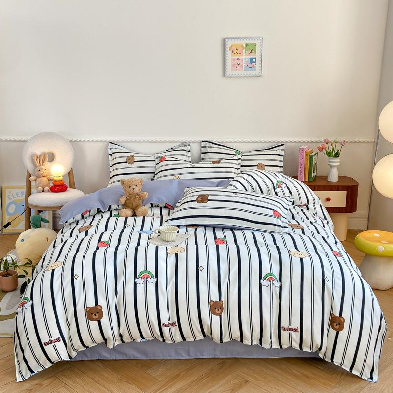 Four-piece Quilt Cover, Sheets, Bedding, Dormitory Three-piece Set