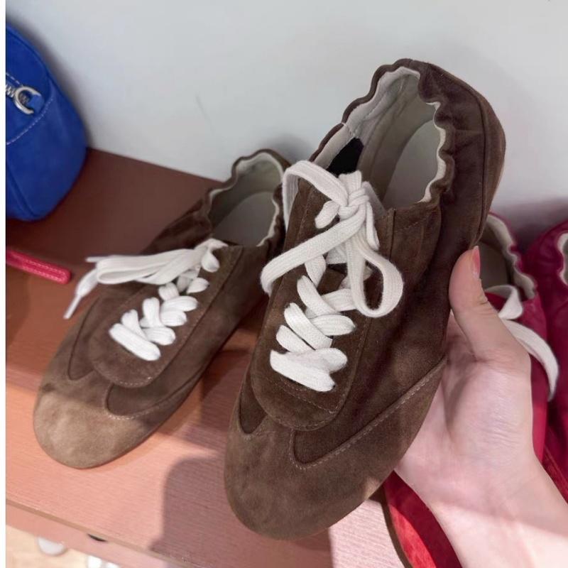 Fashion Leather Women's Casual Sneakers Designer Training Shoes Patchwork Lace-up Sneakers Leather Flat Women's Shoes