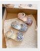 Fashionable Crystal Summer Sandals for Girls with Soft Sole & Pearl Accents - New 2026 Princess Style