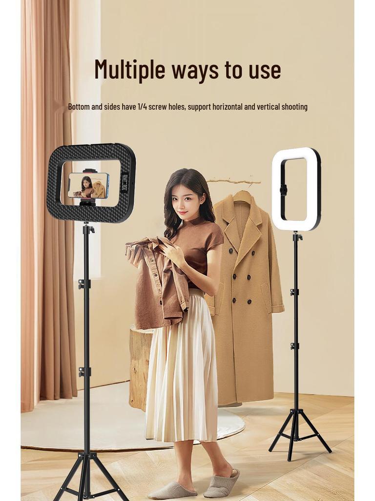 YM200 Przenośne światło pierścieniowe do fotografii beauty, transmisji na żywo i użytku na zewnątrz