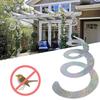 Birds Repellent Strip Scare Device Reflective Hanging Spiral Birds Deterrent for Courtyard Balcony (5pcs)