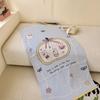 Four-Layer Yarn-Dyed Cotton Pure Cotton Washed Gauze Bath Towel Cartoon Cute Soft Skin-Friendly Breathable Durable 75X150Cm