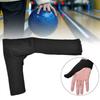 Bowlingový chránič palce pro dospělé pravá levá ruka úchop palce stabilizátor nastavitelná bowlingová ponožka na palec elastická bowlingová rukavice pro bowlingovou kouli