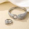 Belt Circle White Classic Bracelet Zirconium Money Leopard Jewelry Jewelry Leopard Head