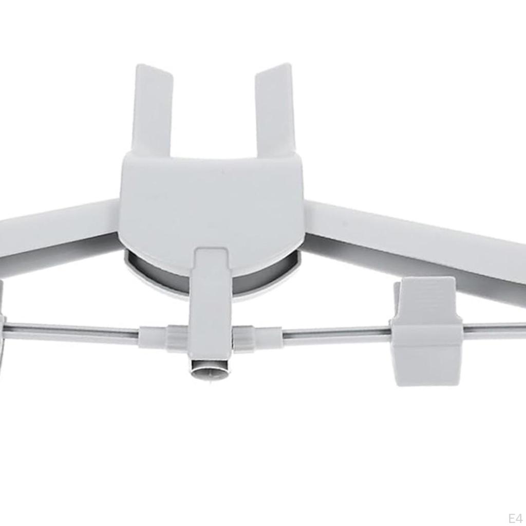 Wieszak do prasowania na parze z tkaniny, który umożliwia równoległe składanie teleskopowe