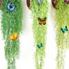 Golden Bell Willow Artificial Trailing Flower Vine for Indoor Wall Decoration