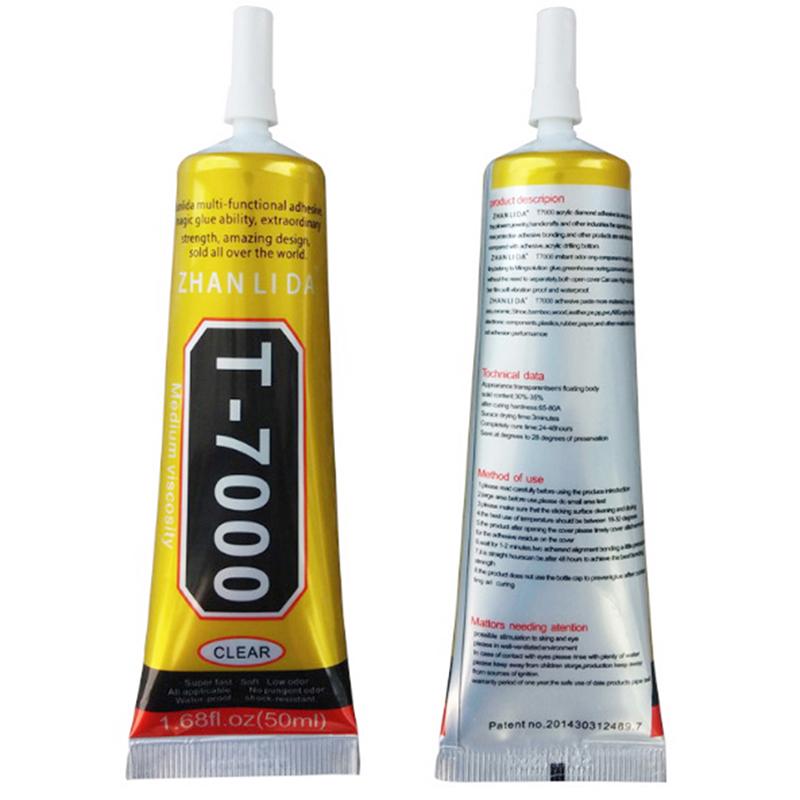 Buy 50ml Practical Mobile Phone Glass Lens Lcd Jewelery Repair T 7000 Adhesive Glue Black At Affordable Prices Free Shipping Real Reviews With Photos Joom