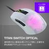 ROCCAT Burst Pro Ultralight Professional Optical Gaming Mouse (Light 68g, Titan Switch Optical, Optical Owl-Eye 16K Dpi, Translucent, RGB AIMO Lightin