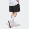 Adidas Originals Skateboarding Water-Repellent Solid Color Elastic Waist Straight-Leg Shorts Unisex Bottoms Black HS3016