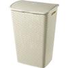 Wäschetruhe - CURVER - My Style - Rattan-Optik - 55 L - Beige