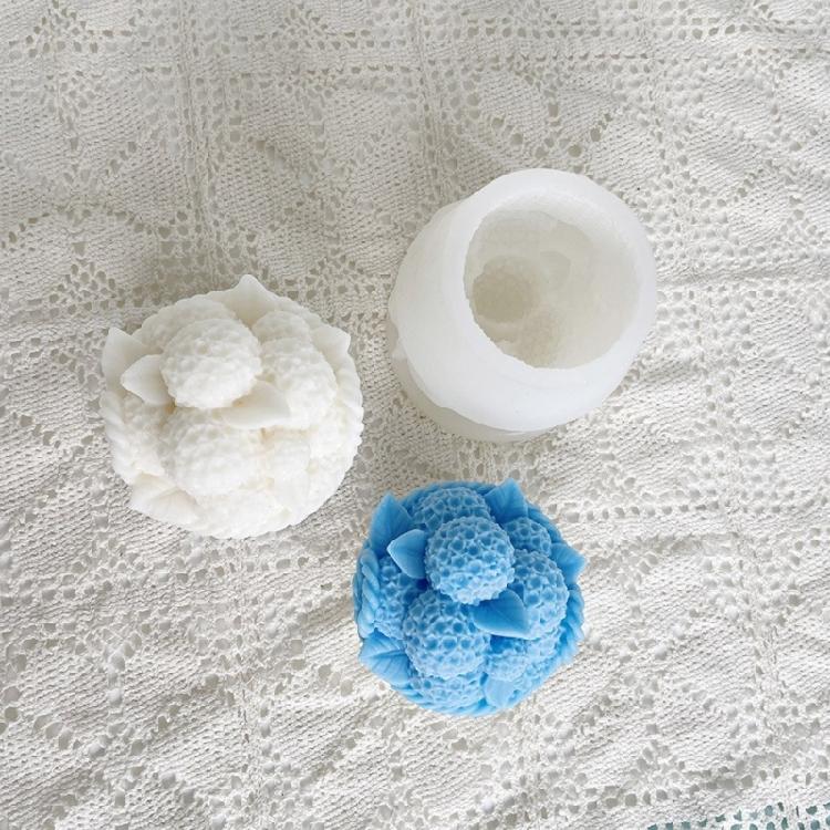 Hortensienkorb Kerzenformen 3D Silikonform Schokolade Kuchen Süßigkeiten Dekoration für Modeliebhaber