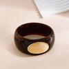 DIEZI Hip Hop Irregular Resin Acrylic Gem Stone Bangles Ethnic Geometric Wide Cuff Bangles For Women Men New Bracelet Jewelry