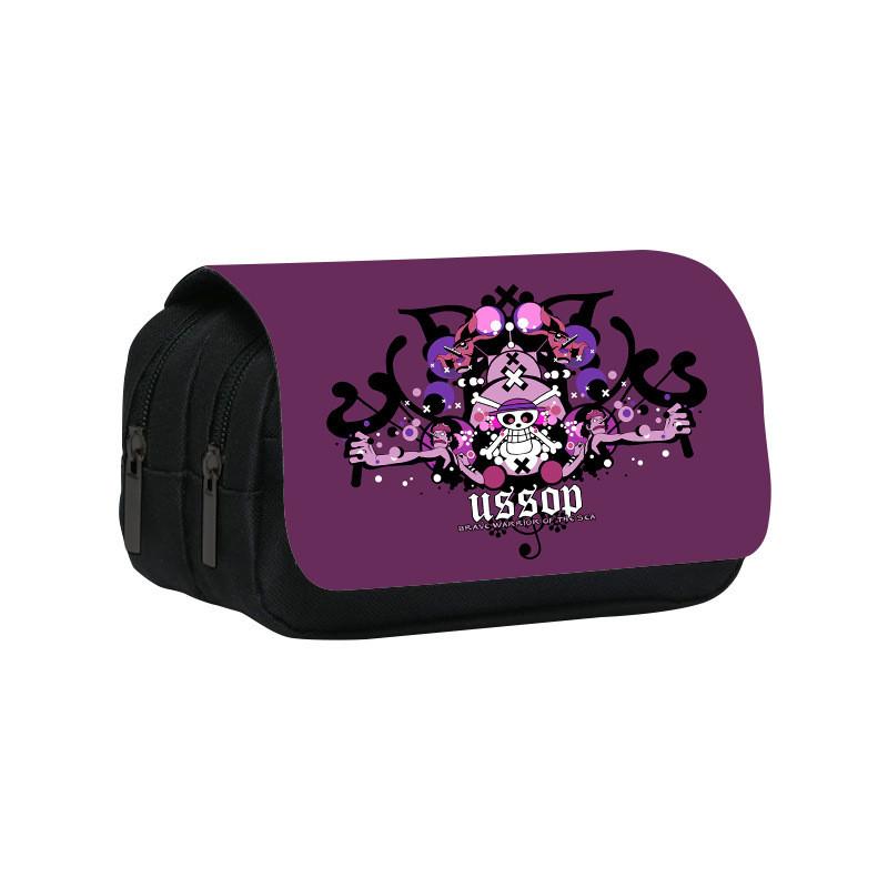 One Piece Student Double Layer Pen Case With Large Capacity For School Organization