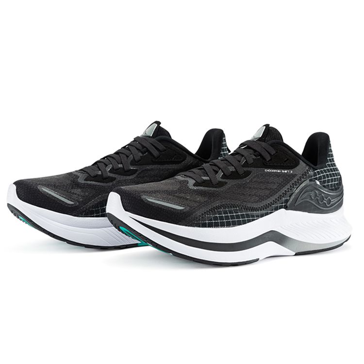 Saucony Endorphin Shift 2 Black White Women Sneakers S10689-10