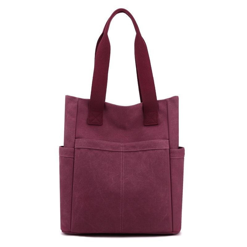 Women's Handbag, Retro Canvas Bag, Women's Versatile Casual Tote Cloth Bag, Large-capacity Mother Shoulder Bag.