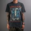 T-shirt Unisex a Maniche Corte Sepultura Chaos AD Vintage Anni '90 S-5XL AHN02018 T-shirt Unisex