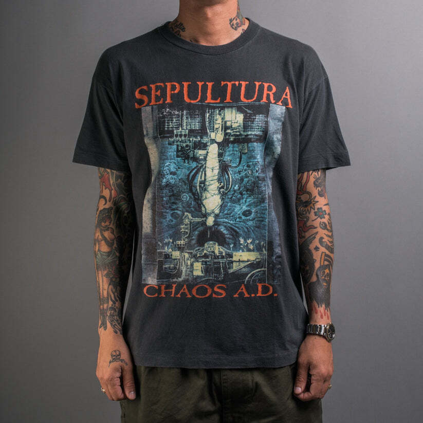 Vintage 90’s Sepultura Chaos AD Short Sleeve Unisex T-Shirt S-5XL AHN02018 M