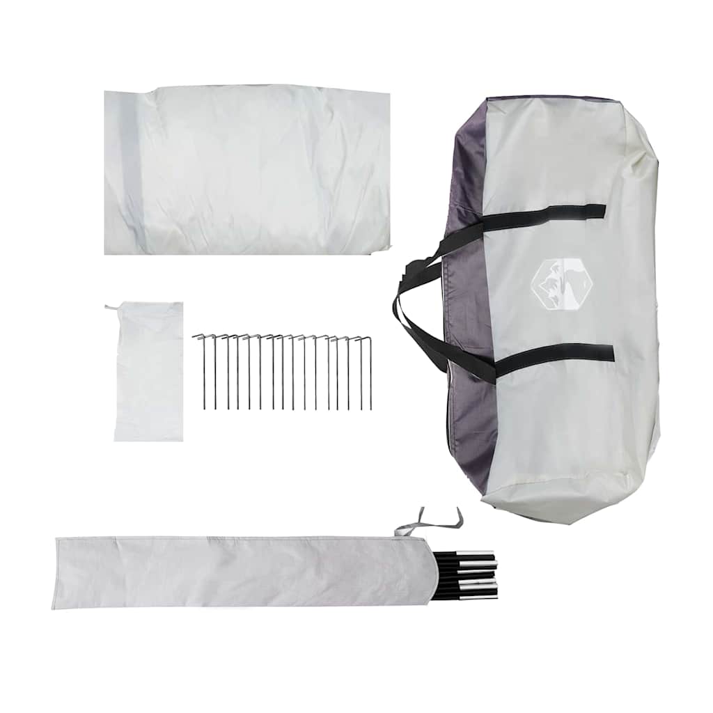 Mosquito Net Tent with Roof Gray 434 x 434 x 230 cm