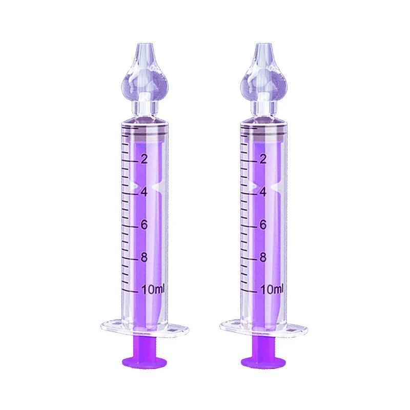 10ML/20ML Baby Nose Cleaner Needle Tube Nasal Aspirator Reusable Baby Rhinitis Nasal Washer Syringe Nasal Irrigator for Children
